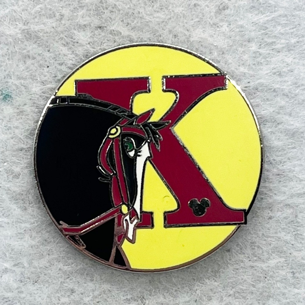 🔮 5/$25 Disney Alphabet K for Khan Mulan Pin